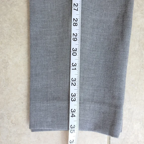 J Crew 365 Womens Gray High Rise Slim Straight Leg Cameron Ankle Pants Size 8 - Picture 12 of 12